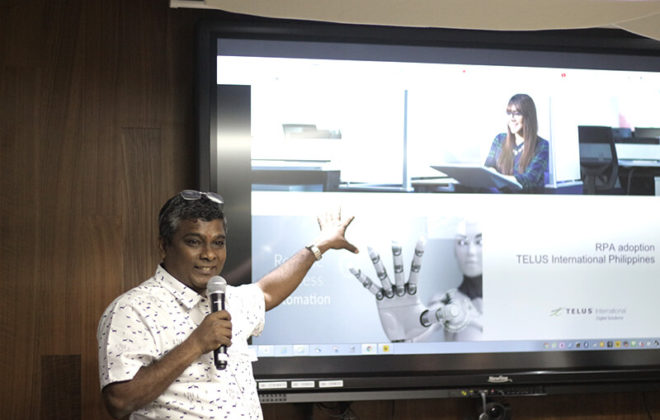 RS Nalakumar, Vice President for IT Solutions, Telus International